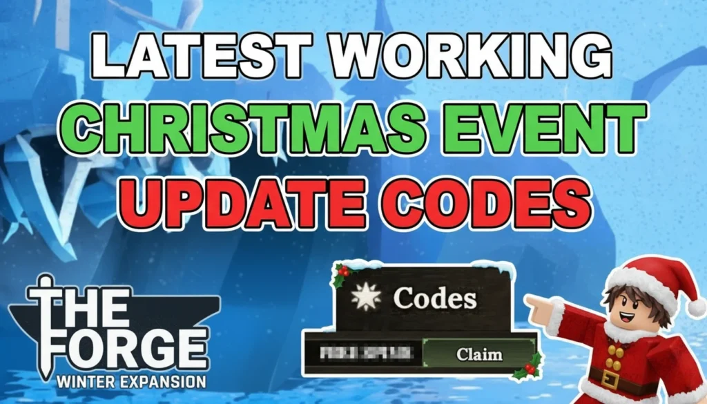 The Forge Christmas Event Update Codes