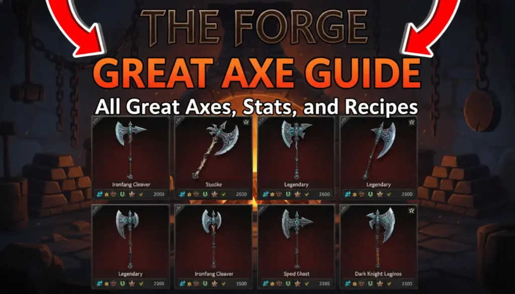 The Forge Great Axe Guide