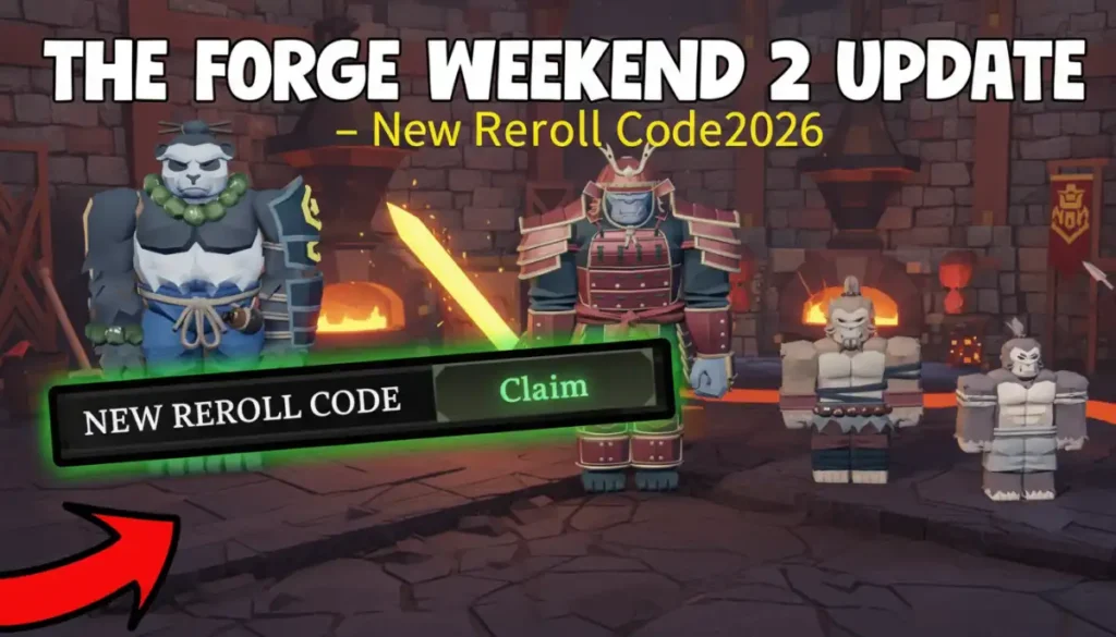 The Forge Weekend 2 Update New Reroll Code