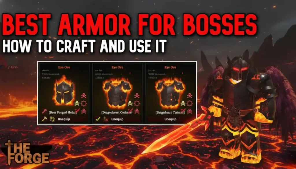 The Forge Best Armor for Bosses How to Craft and Use It