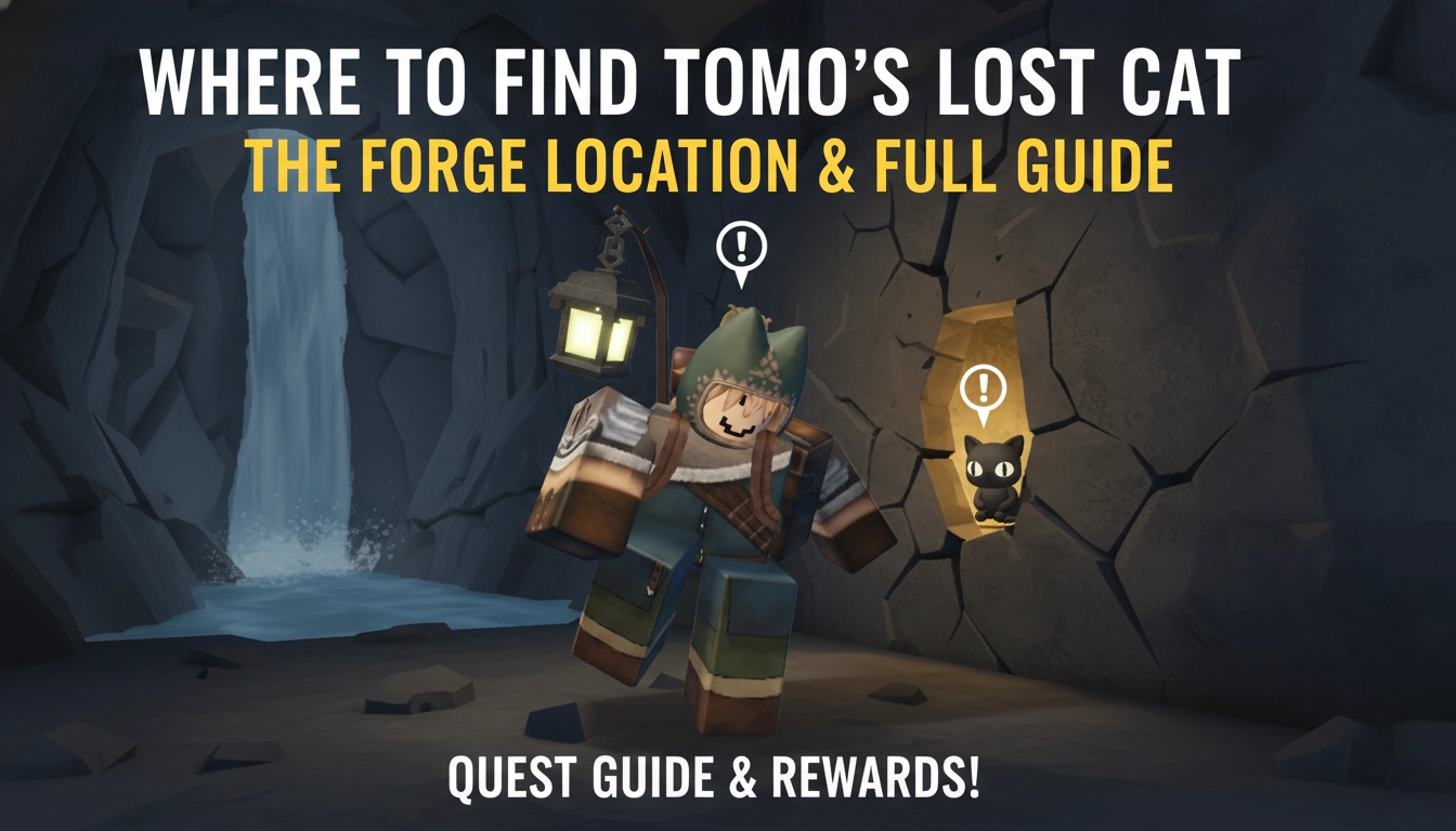 Where to Find Tomo's Lost Cat in The Forge